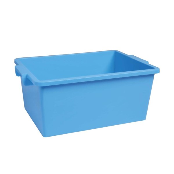 Plastik Oyuncak Kutusu Kapaksız (Açık Mavi)