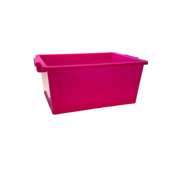 Plastik Oyuncak Kutusu Kapaksız (Pembe)