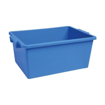 Plastik Oyuncak Kutusu Kapaksız (Mavi)