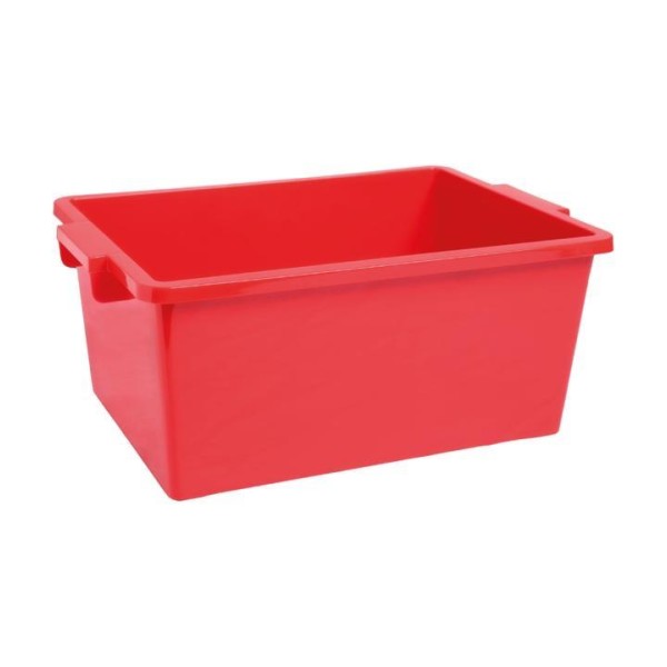 Plastik Oyuncak Kutusu Kapaksız (Kırmızı)