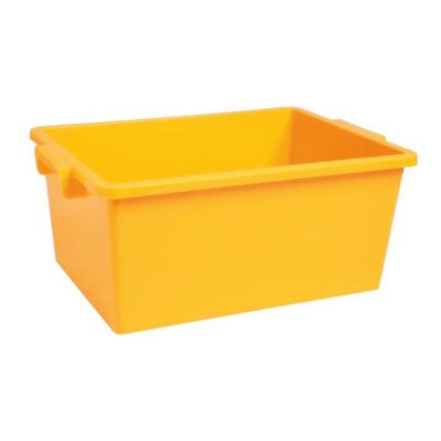 Plastik Oyuncak Kutusu Kapaksız (Sarı)
