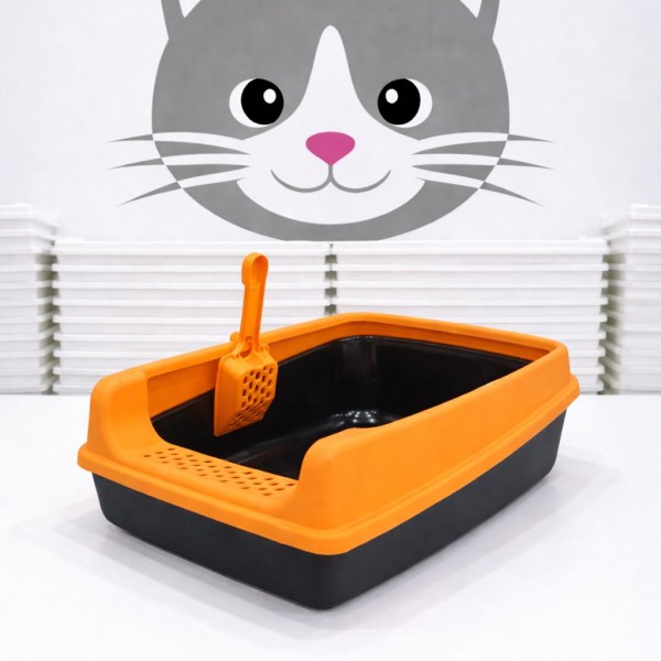 Turuncu Kedi Kumu Kabı