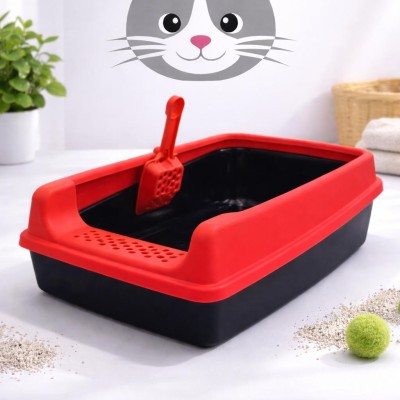 Kırmızı Kedi Kum Kabı